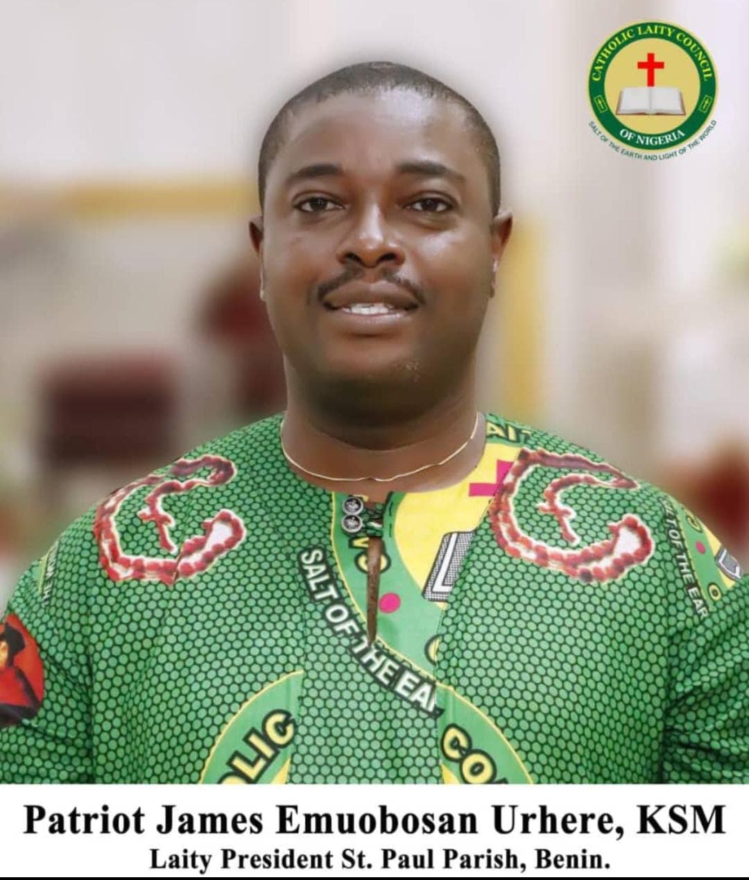 Patriot James Emuobosan Urhere KSM